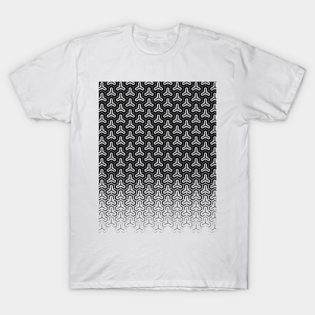 Geometric Trefoil Pattern T-Shirt by terrordro.me